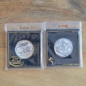 NWT Walt Disney World Two Collectable Coins